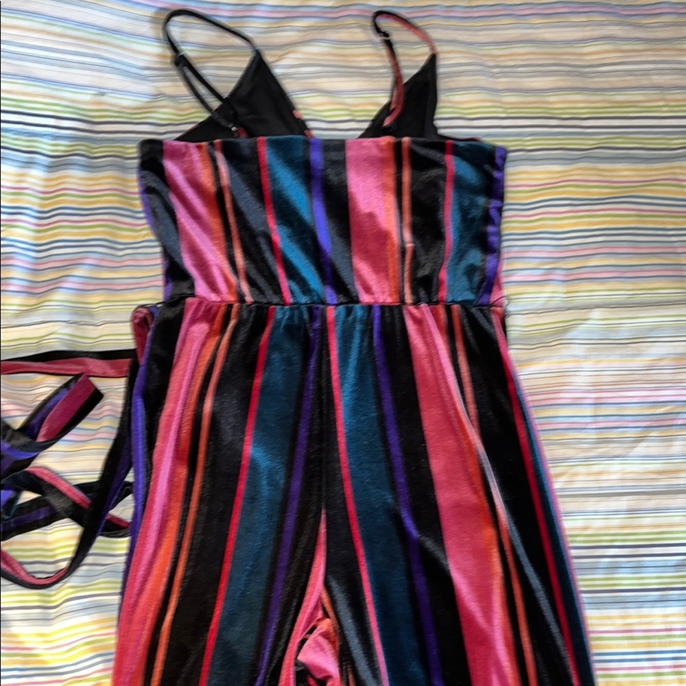 Velvet Junior’s L Striped Jumpsuit - Picture 5 of 15